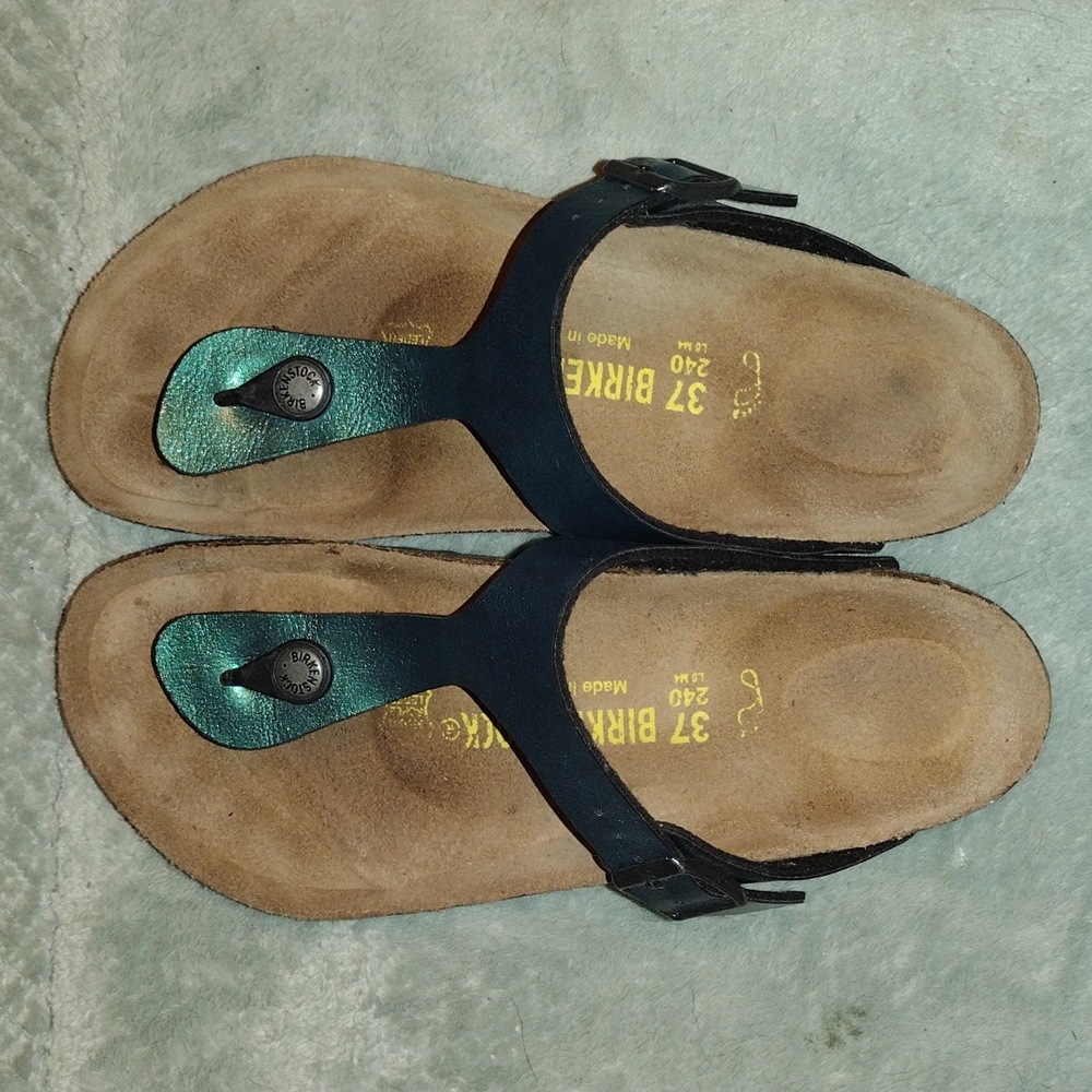 Authentic Metallic Birkenstock Gizeh